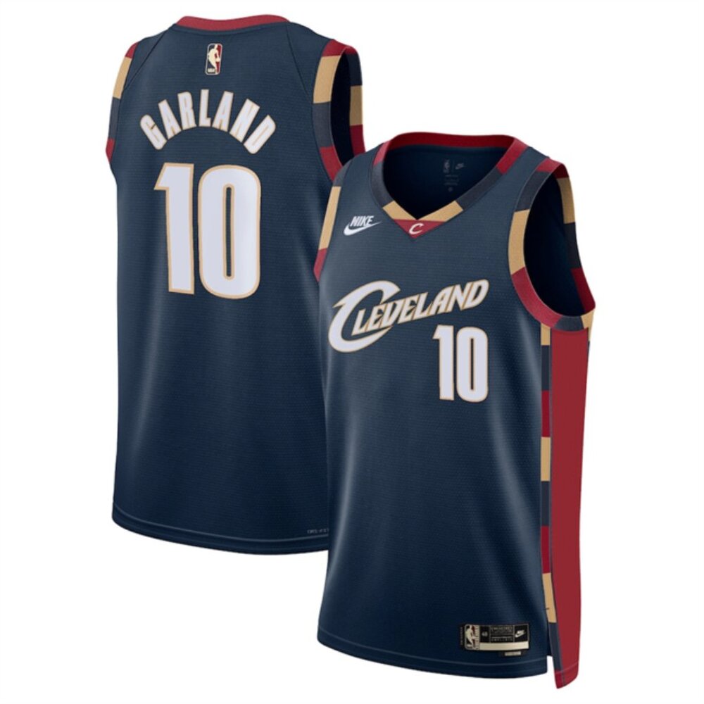 Mens Darius Garland Navy Jersey